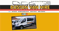 Desktop Screenshot of bostonvanhire.com