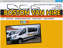 Tablet Screenshot of bostonvanhire.com